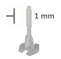 Śruba kształt T Twist Level system poziomowania 1mm