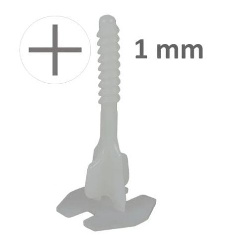 Śruba kształt + Twist Level system poziomowania 1mm