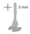 Śruba kształt + Twist Level system poziomowania 2mm