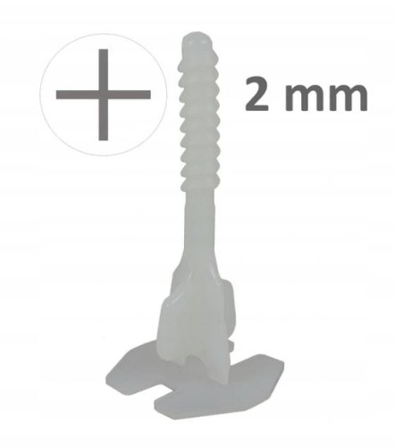 Śruba kształt + Twist Level system poziomowania 2mm