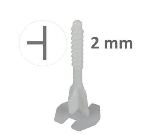 Śruba kształt T Twist Level system poziomowania 2mm