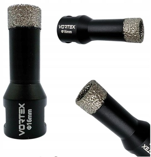 KORONKA DIAMENTOWA 16 MM OTWORNICA WIERTŁO DO GRESU VORTEX M14