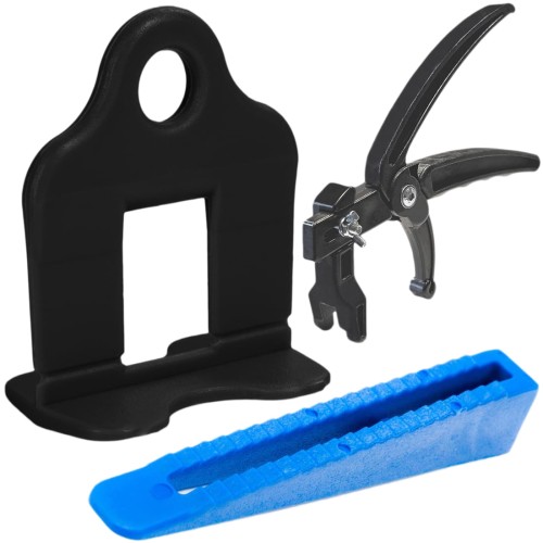 SIMPLEFIX SYSTEM POZIOMOWANIA 500+100+zaciskacz, fuga 1mm