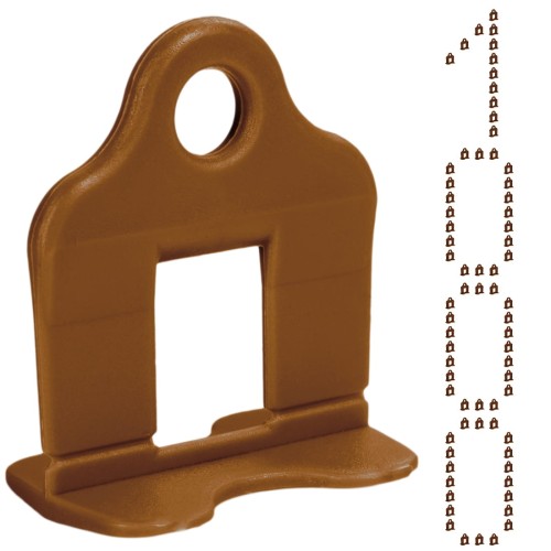 SIMPLEFIX SYSTEM POZIOMOWANIA PŁYTEK 1000 KLIPSÓW, fuga 2mm