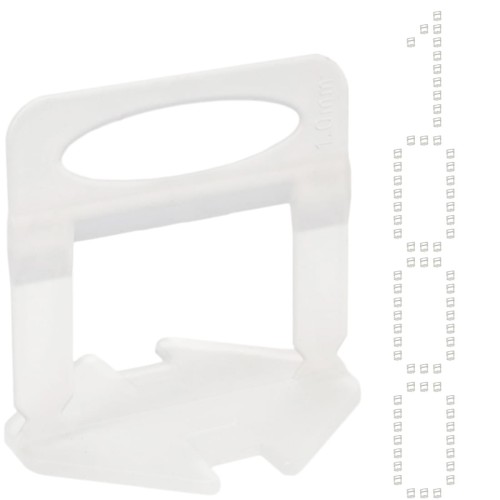 System do poziomowania płytek 1000szt klips X-LEVEL 1mm 