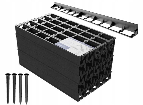 Obrzeże ogrodowe trawnikowe 50 m + 400 szpilek 50mm Polski Produkt