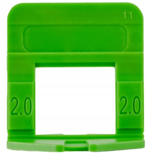 System poziomowania płytek TEVOTECH DUO 2mm 100 sztuk 